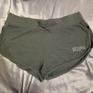 Victoria’s Secret Sport Gray Mesh/Cotton Shorts